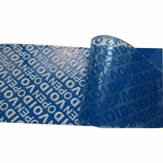 Warensicherheitsaufkleber, doppellagiges abreißbares Etikett, QR-Code-Sicherheitsetikett