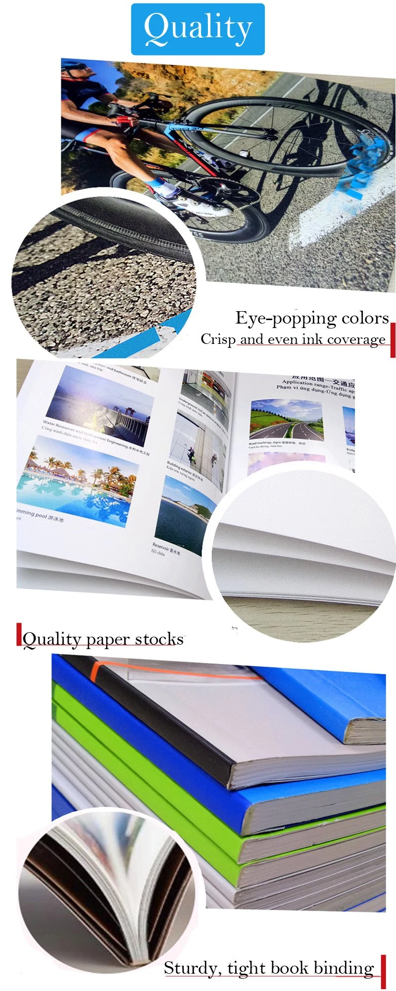 Cheap Price Hardcover Paperback Perfect Binding Booklet Printing Magazine Custom Book Catalog Brochure Leaflet Flyer Printing