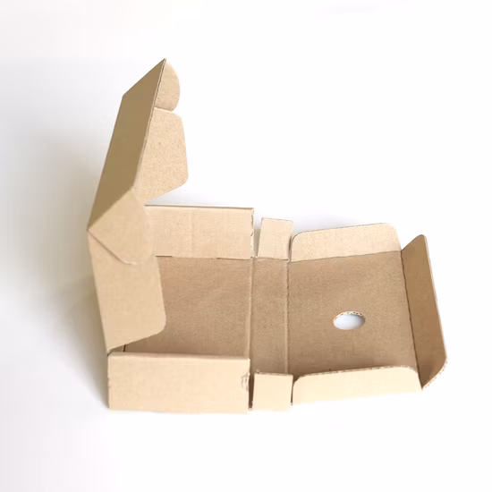 Wholesale Shipping Mailer Box Custom Printed Kraft Corrugated Cardboard Verpackung Mailer Box with Logo for Gift Package