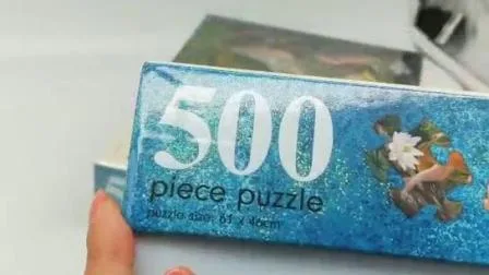 Neues Design 500 1000 Teile Puzzle mit Box-Set für Kinder und Erwachsene